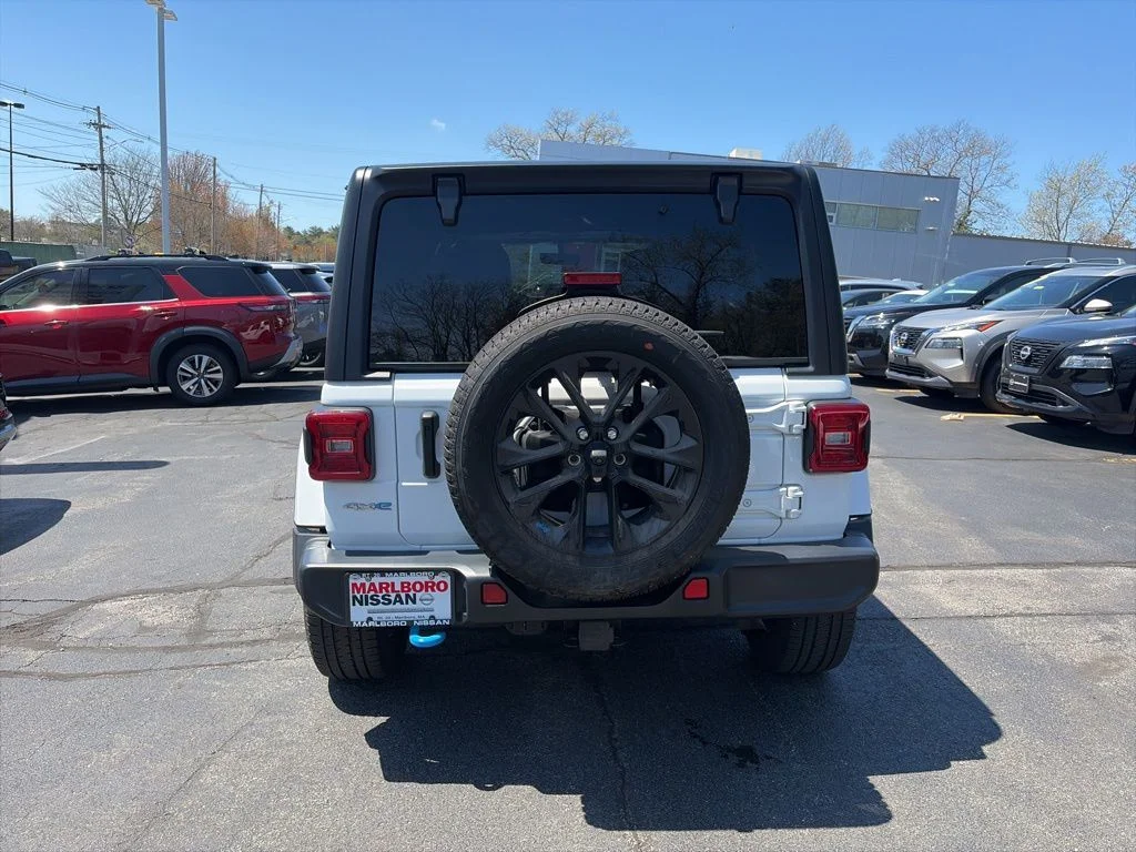 Used 2023 White Jeep Sahara 4xe image 4
