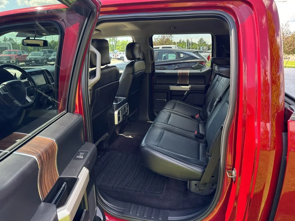 Used 2017 Ruby Red Metallic Tinted Clearcoat Ford Lariat image 28