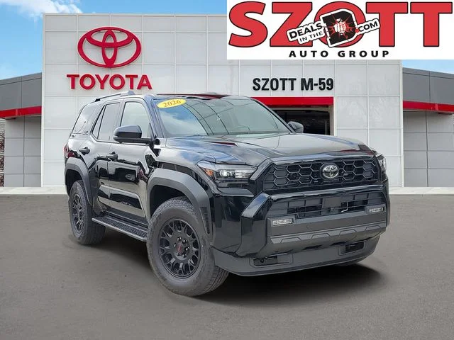 New 2026 Black Toyota TRD Off-Road Premium image 1