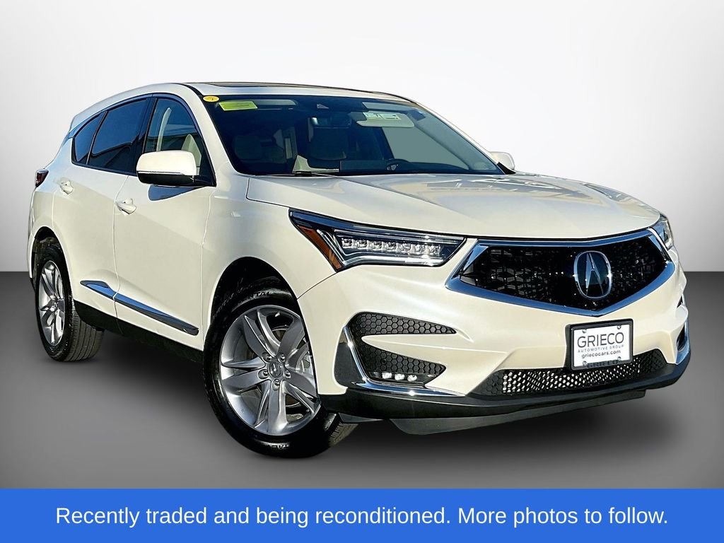 Used 2019 White Acura Advance Package image 1