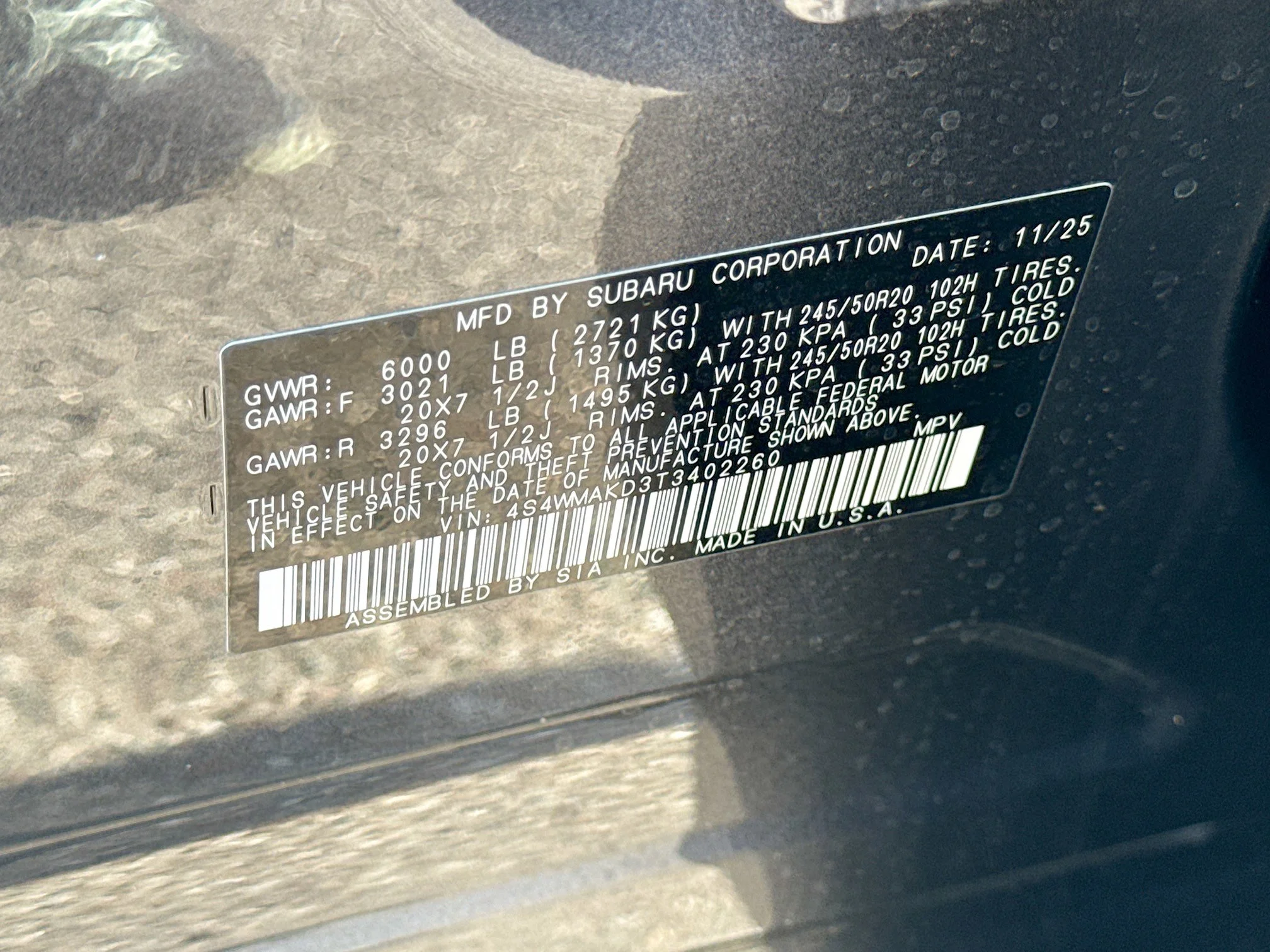 2026 Subaru Ascent Touring - Photo 44