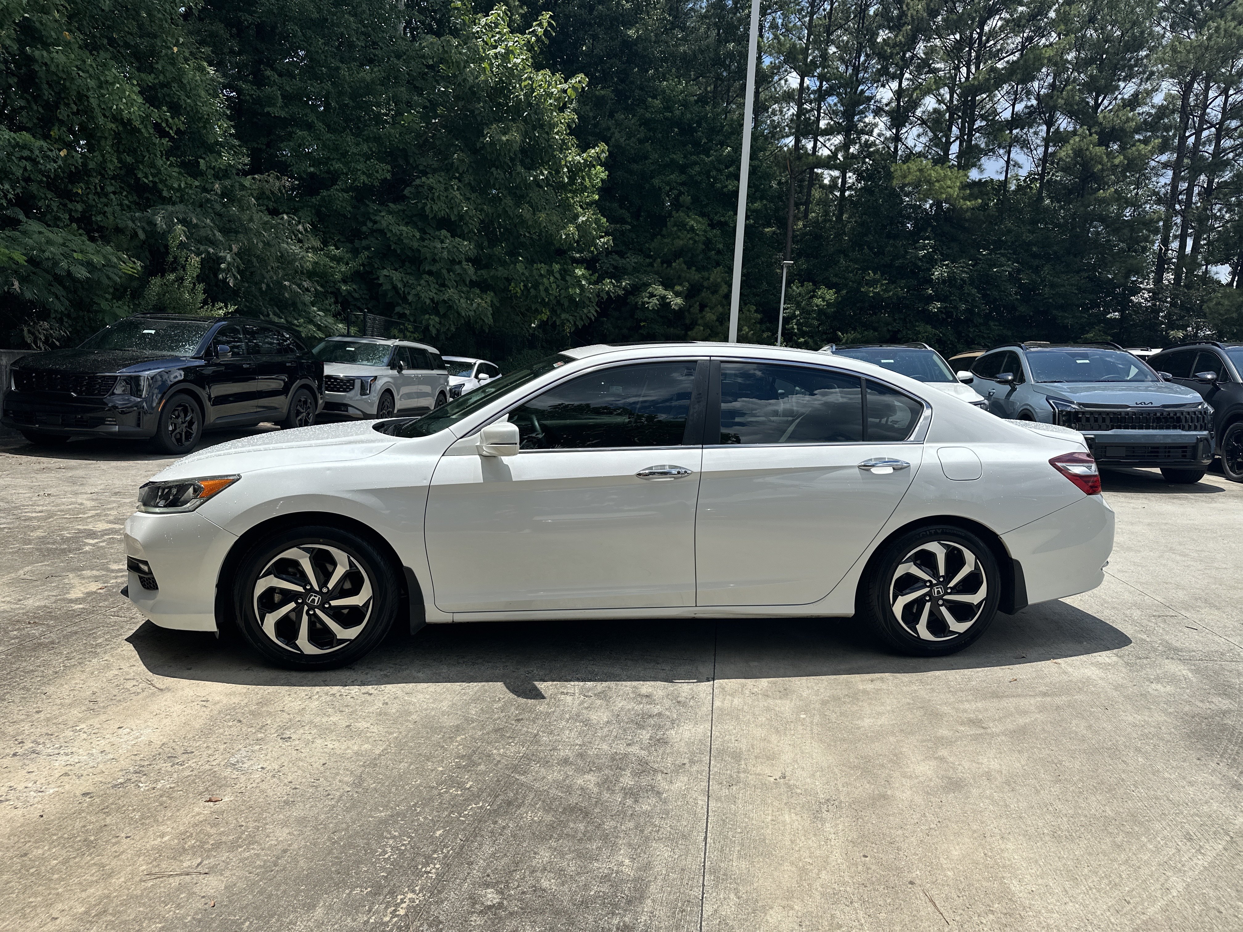 Used 2016 White Orchid Pearl Honda EX image 9