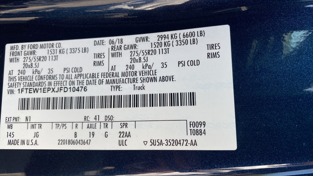Used 2018 Blue Jeans Metallic Ford XL image 29