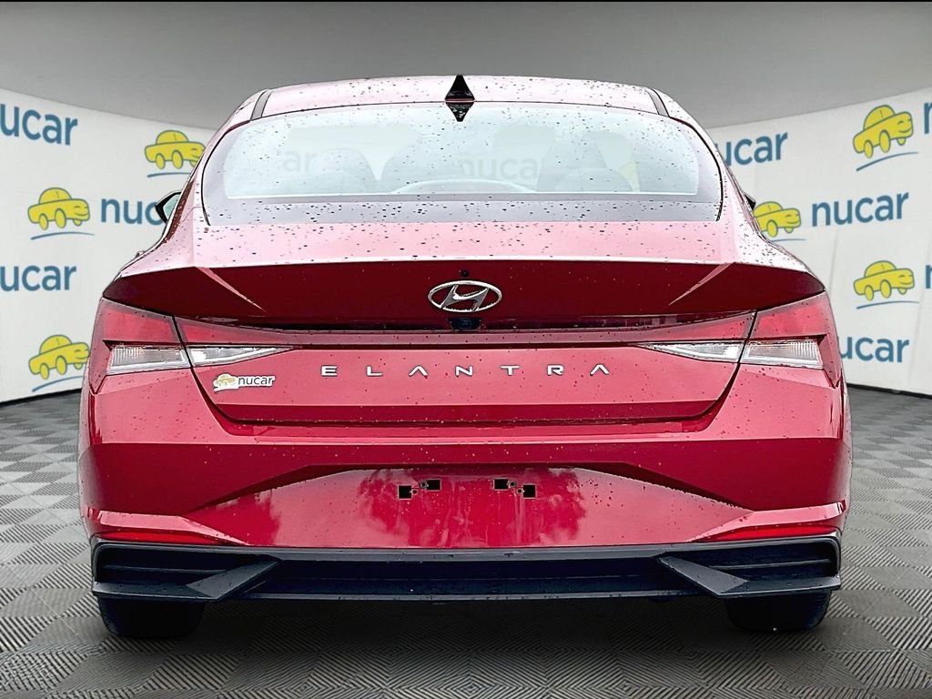 Used 2023 Scarlet Red Pearl Hyundai SEL image 5
