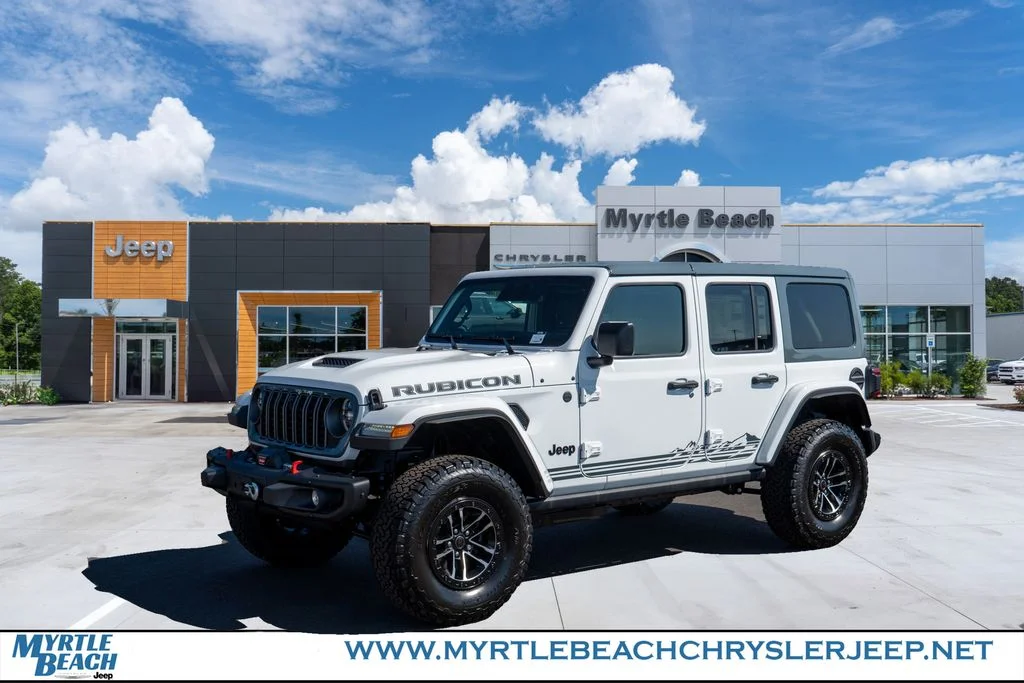 New 2026 Bright White Clear-Coat Exterior Paint Jeep Rubicon image 1