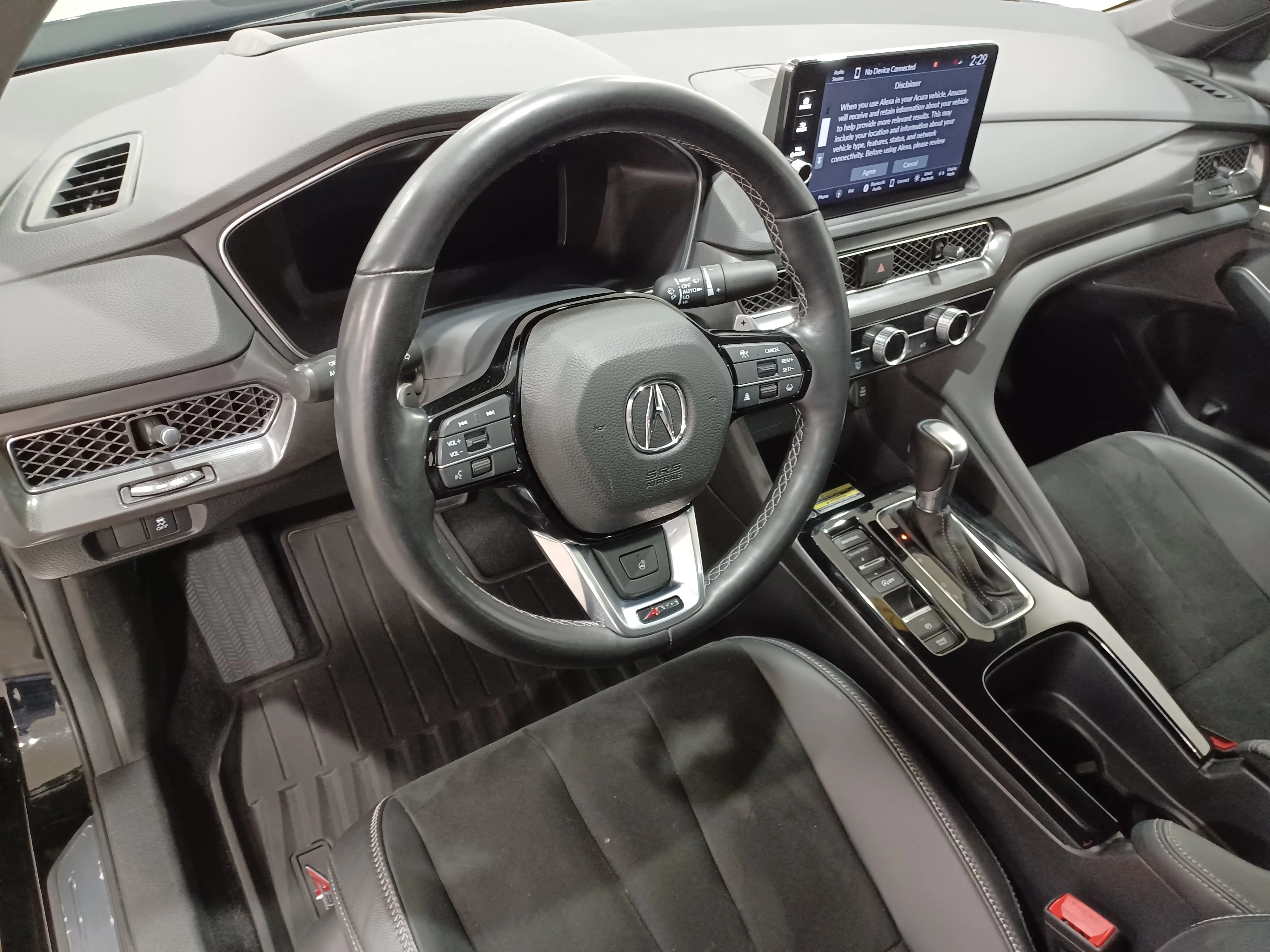 Certified Used 2025 Majestic Black Pearl Acura Elite A-Spec*Adaptive Cruise | Remote Start | Nav | Head Up Display | Htd Suede Seats | Sunroof image 14