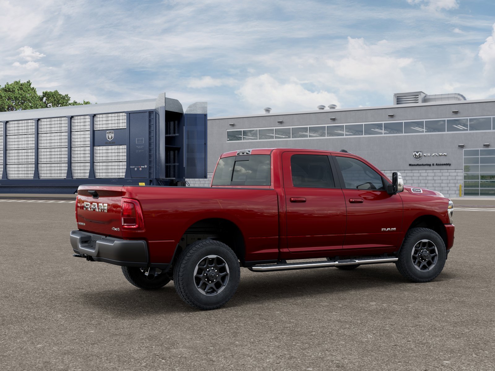 New 2026 Molten Red Pearl-Coat Exterior Paint RAM LARAMIE image 2