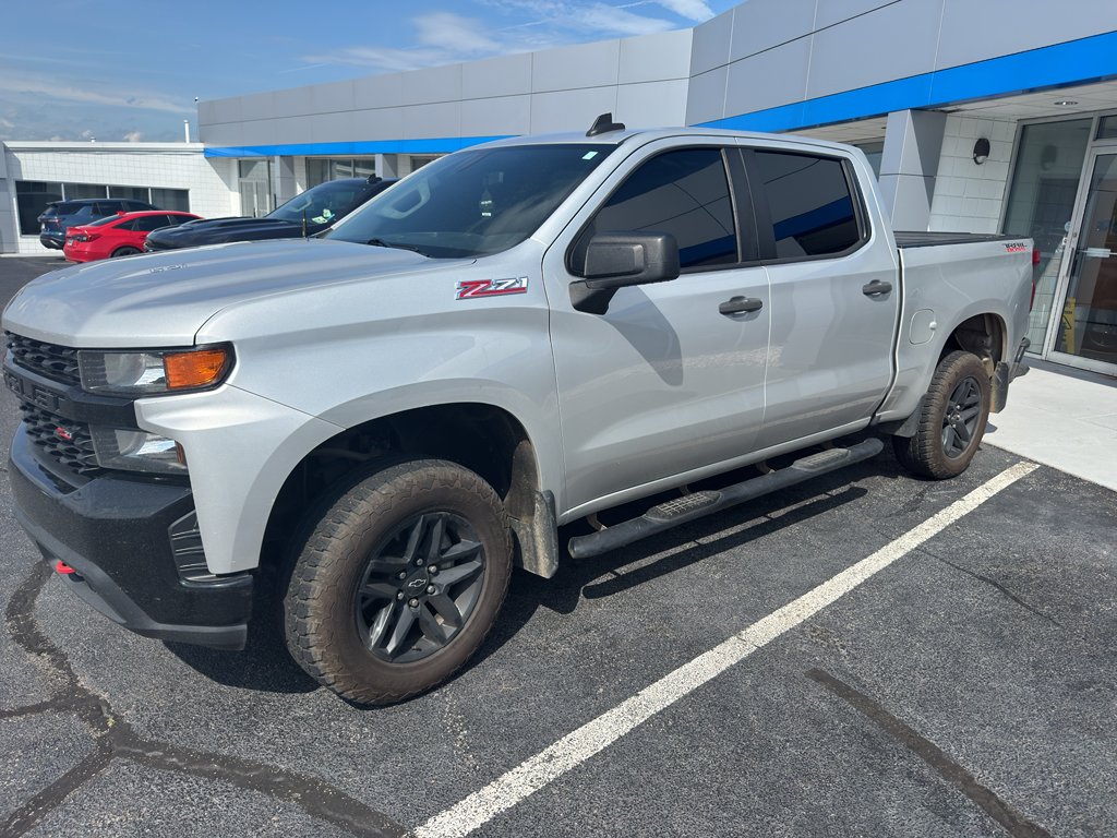 Used 2021 SILVER ICE METALLIC Chevrolet Custom Trail Boss image 1