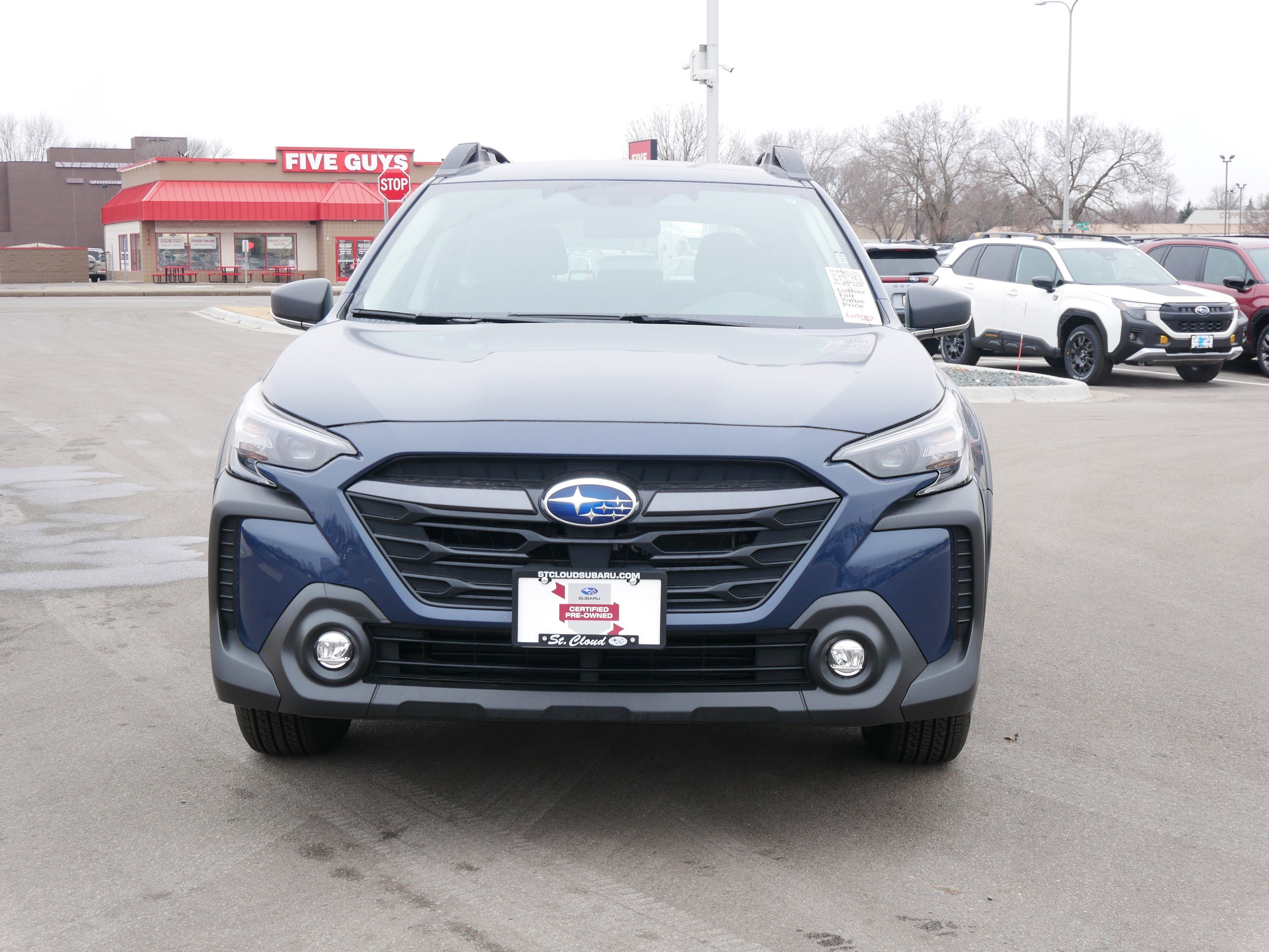 Certified 2025 Subaru Outback Base with VIN 4S4BTAAC2S3290933 for sale in Saint Cloud, Minnesota