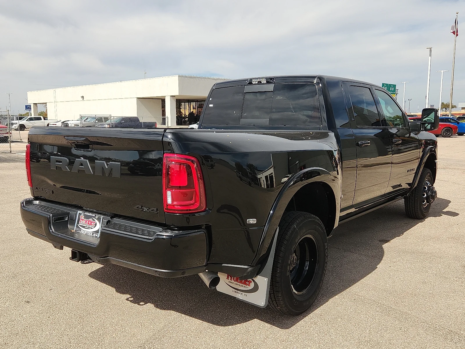 New 2027 Diamond Black Crystal Pearl-Coat Paint Ram LARAMIE MEGA CAB 4X4 6