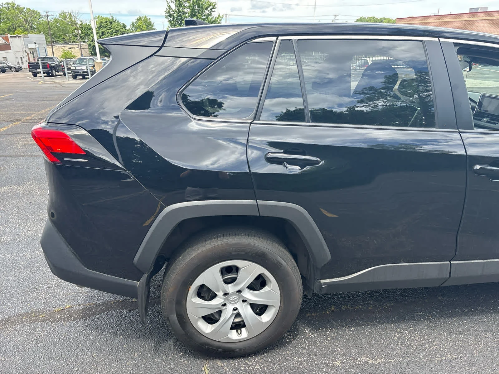 Used 2024 Midnight Black Metallic Toyota LE image 8