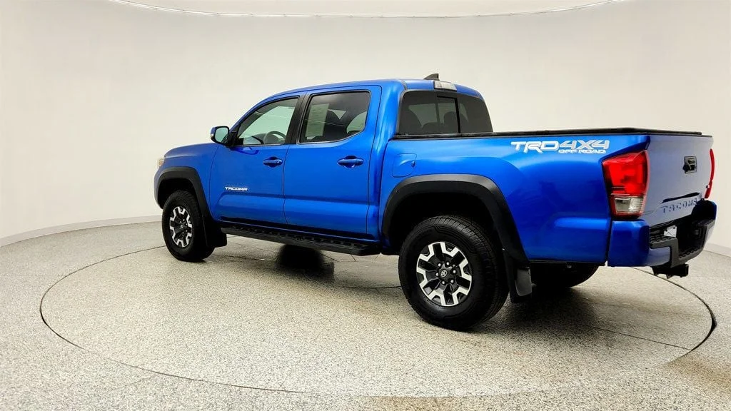 Used 2017 Blazing Blue Pearl Toyota TRD Off Road Double Cab 5