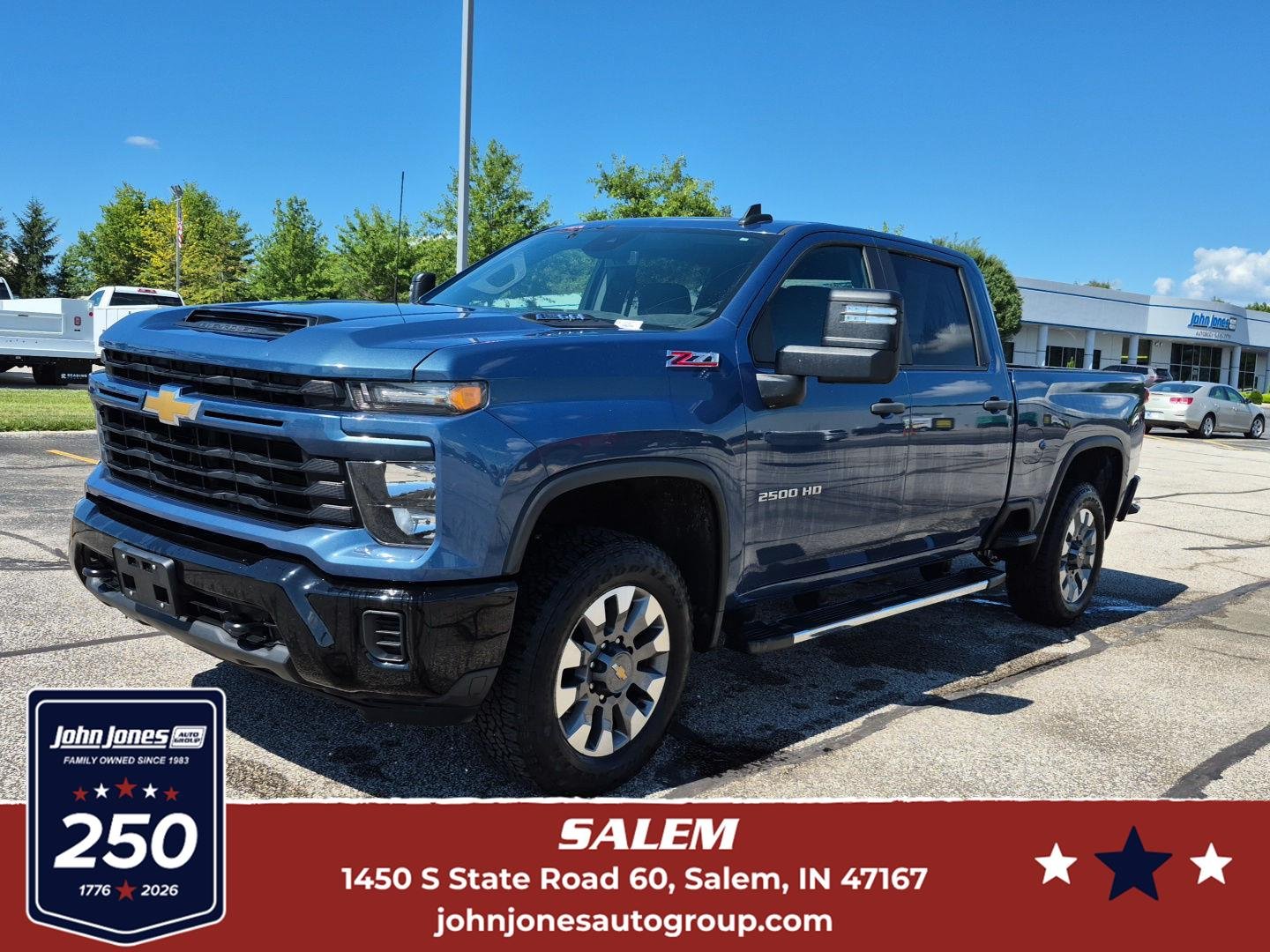 Used 2024 Lakeshore Blue Metallic Chevrolet Custom image 1