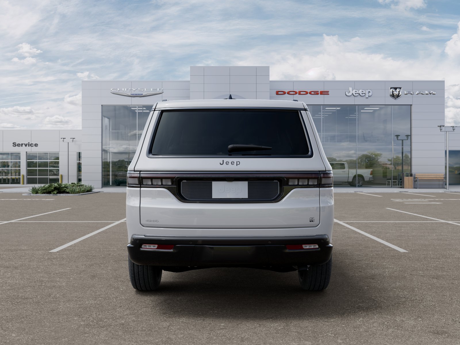 New 2026 Bright White Clear-Coat Exterior Paint Jeep  image 13