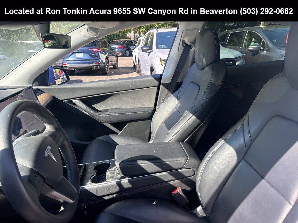 Used 2020 Deep Blue Metallic Tesla Long Range image 9