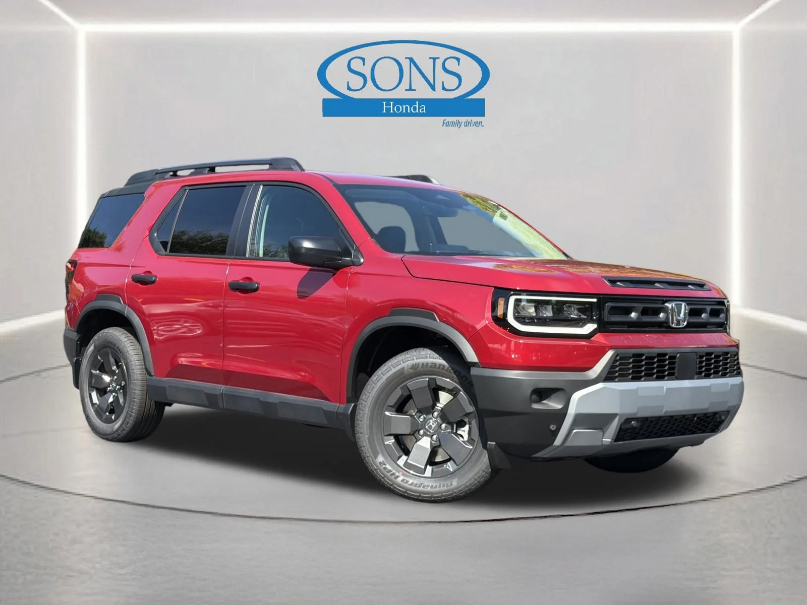 New 2026 Radiant Red Metallic II Honda RTL image 1