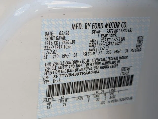 New 2026 Oxford White Ford XLT image 11