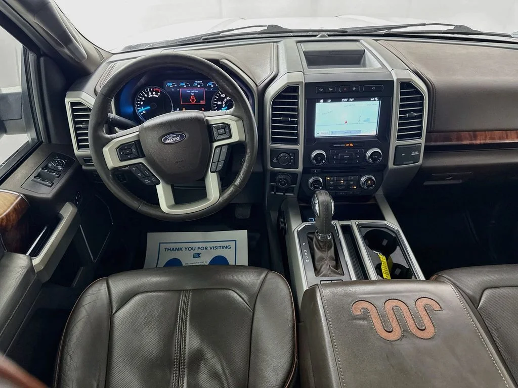 Used 2017 White Platinum Clearcoat Metallic Ford King Ranch image 30