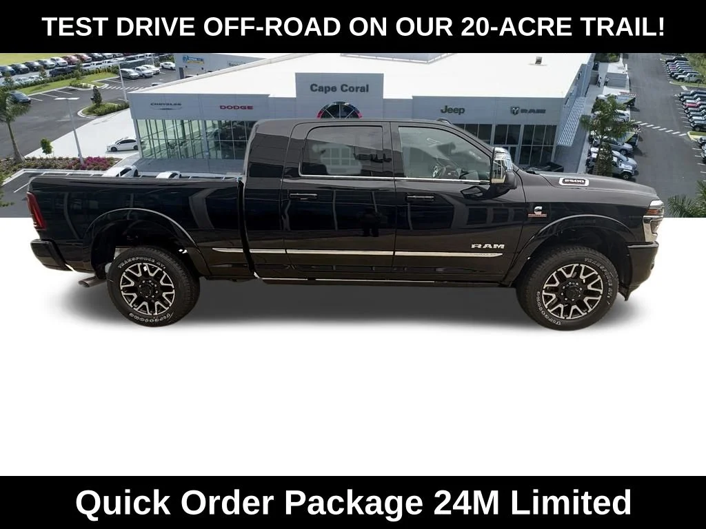 New 2026 Diamond Black Crystal Pearl-Coat Exterior Paint RAM Limited image 3