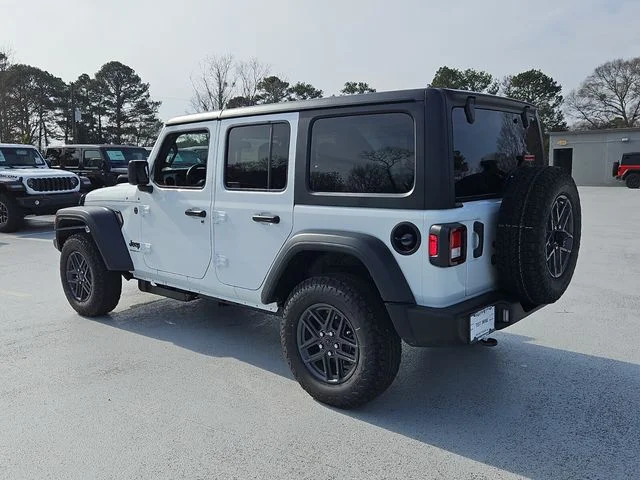New 2026 Bright White Clear-Coat Exterior Paint Jeep Sport S image 6