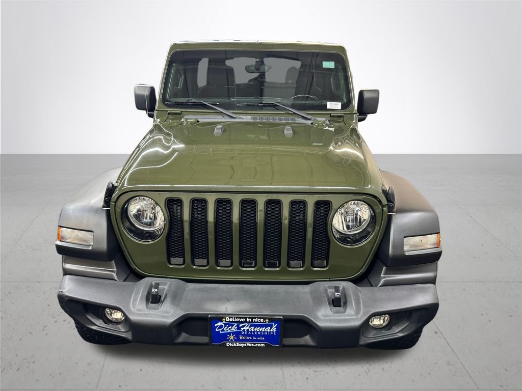 Used 2022 Green Jeep Unlimited Sport Altitude image 12