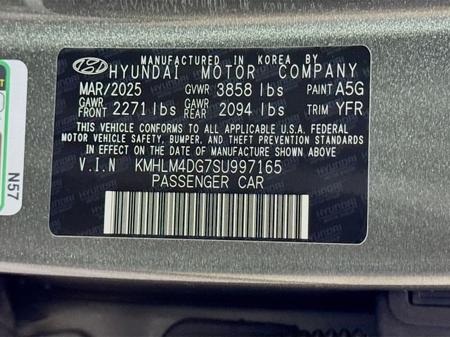 Certified Used 2025 Gray Hyundai SEL Sport image 45