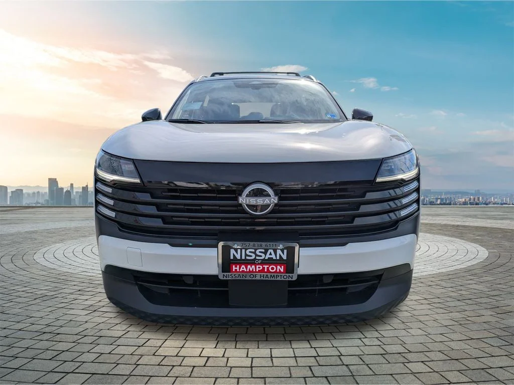 New 2026 Aspen White TriCoat / Super Black Two-tone Nissan SV image 9