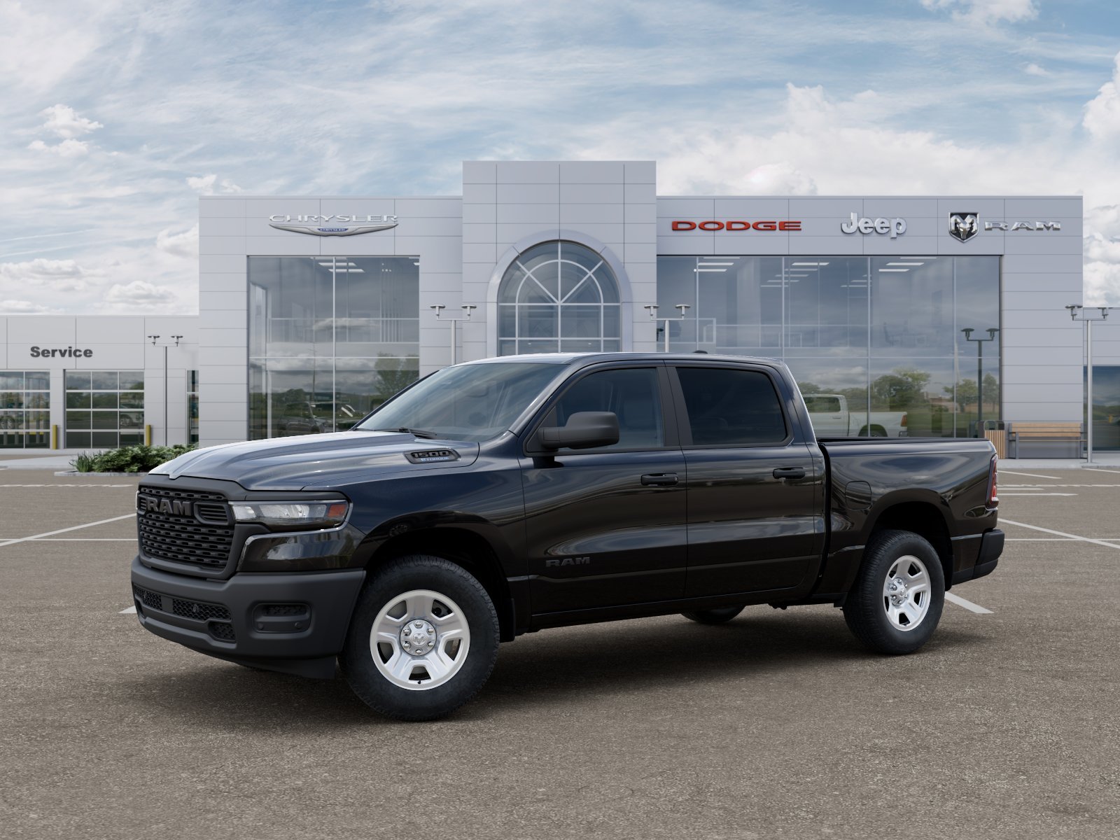 New 2026 Diamond Black Crystal Pearlcoat RAM Tradesman image 27