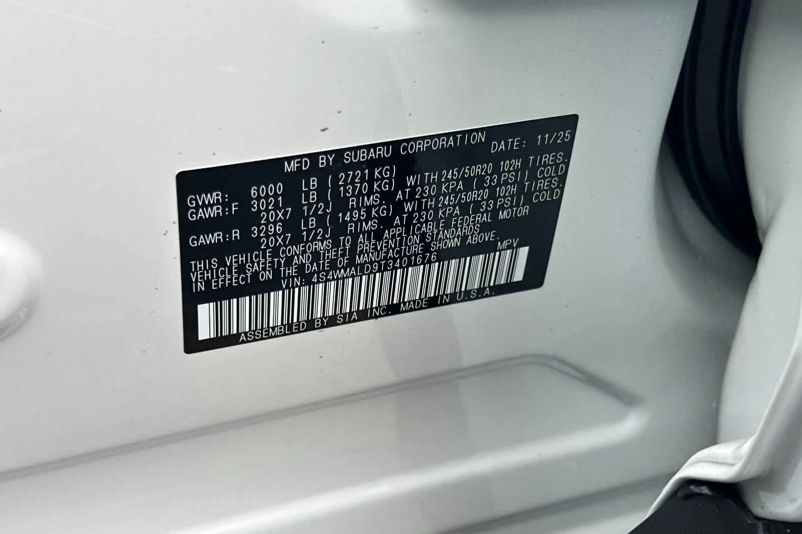 2026 Subaru Ascent Onyx Edition-Touring - Photo 25