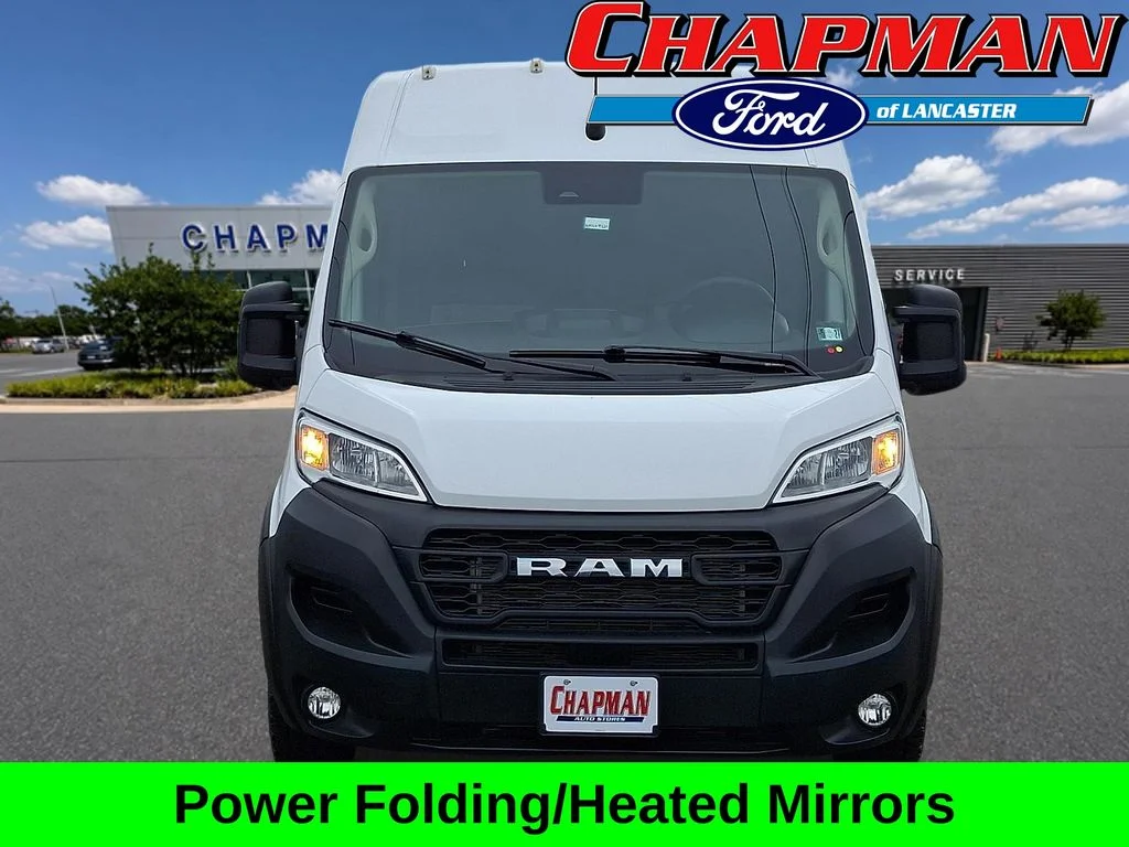 Used 2025 Bright White Clearcoat Ram High Roof image 3