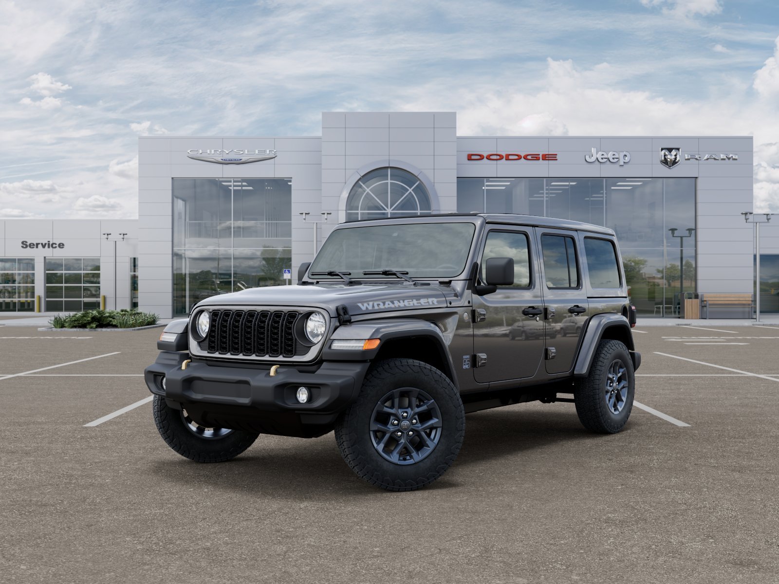 New 2026 Granite Crystal Metallic Clear-Coat Exterior Paint Jeep 85th Anniversary Edition image 1