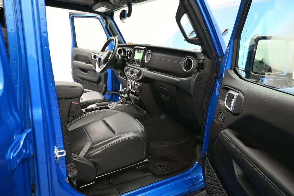 Used 2022 Blue Jeep Unlimited Sahara 4xe image 17