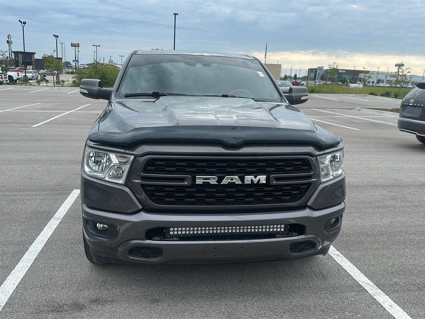 Used 2022 Granite Crystal Metallic Clearcoat Ram Big Horn image 5