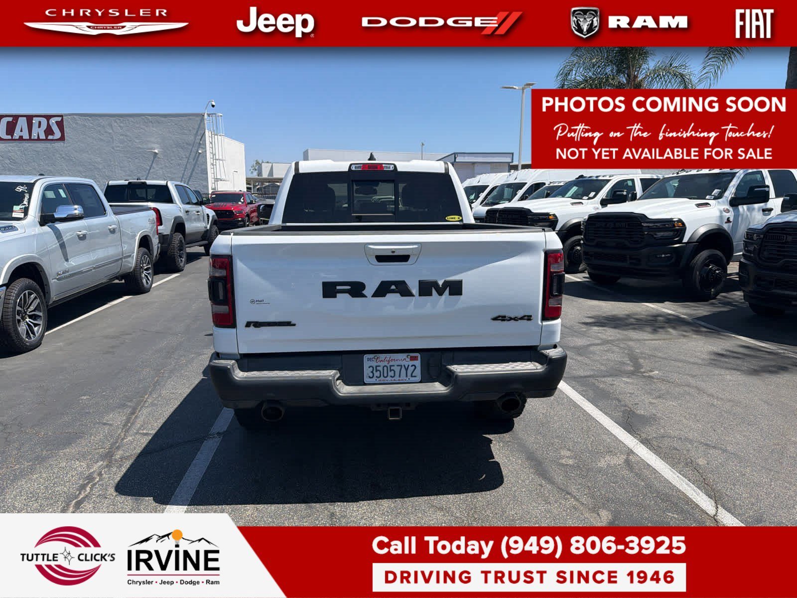Used 2019 Bright White Clearcoat Ram Rebel image 5
