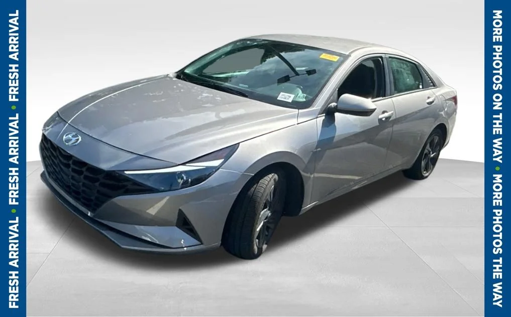 Certified Used 2023 Silver Hyundai Blue image 1
