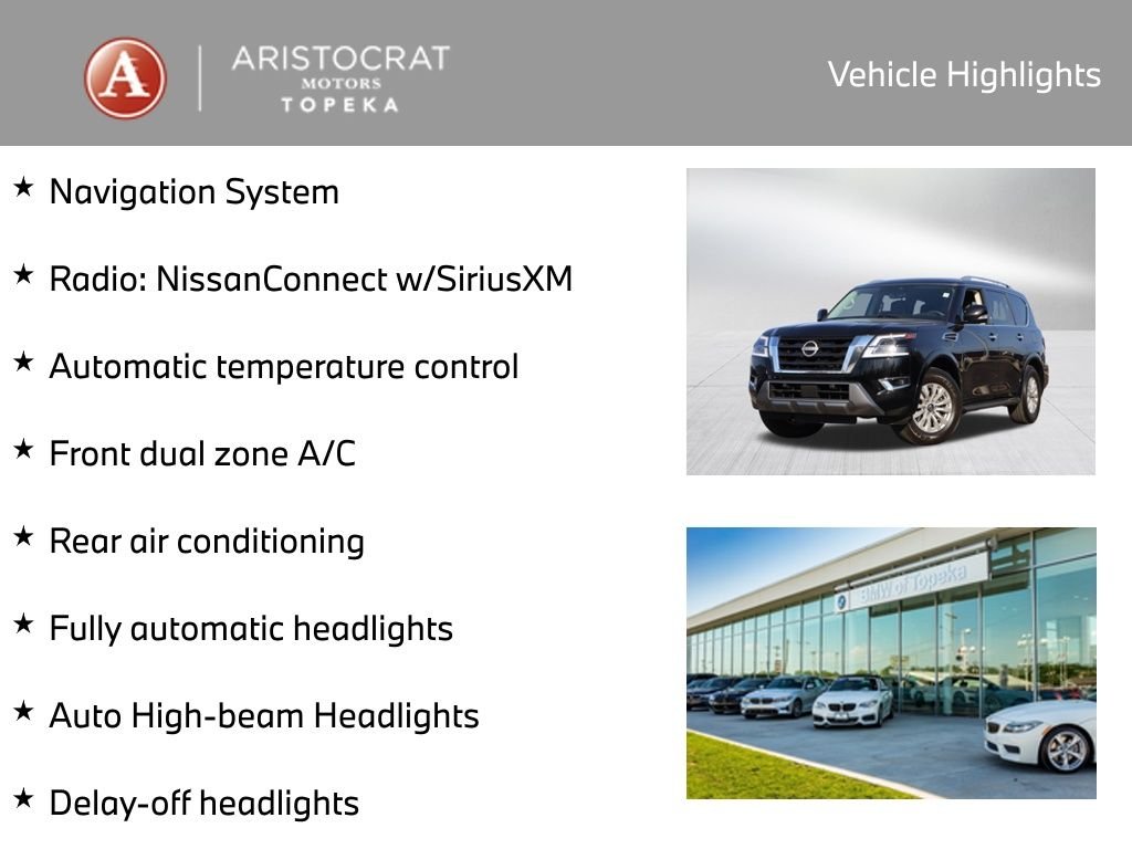 Used 2024 Nissan Armada SV with VIN JN8AY2AD8R9709802 for sale in Kansas City