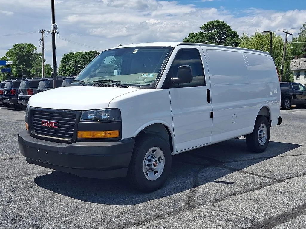 New 2026 Summit White GMC Work Van image 2