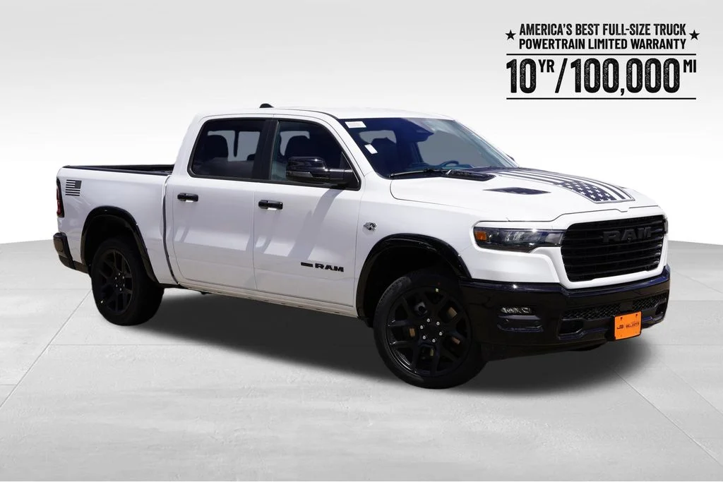 New 2026 Bright White Clearcoat Ram Laramie image 1