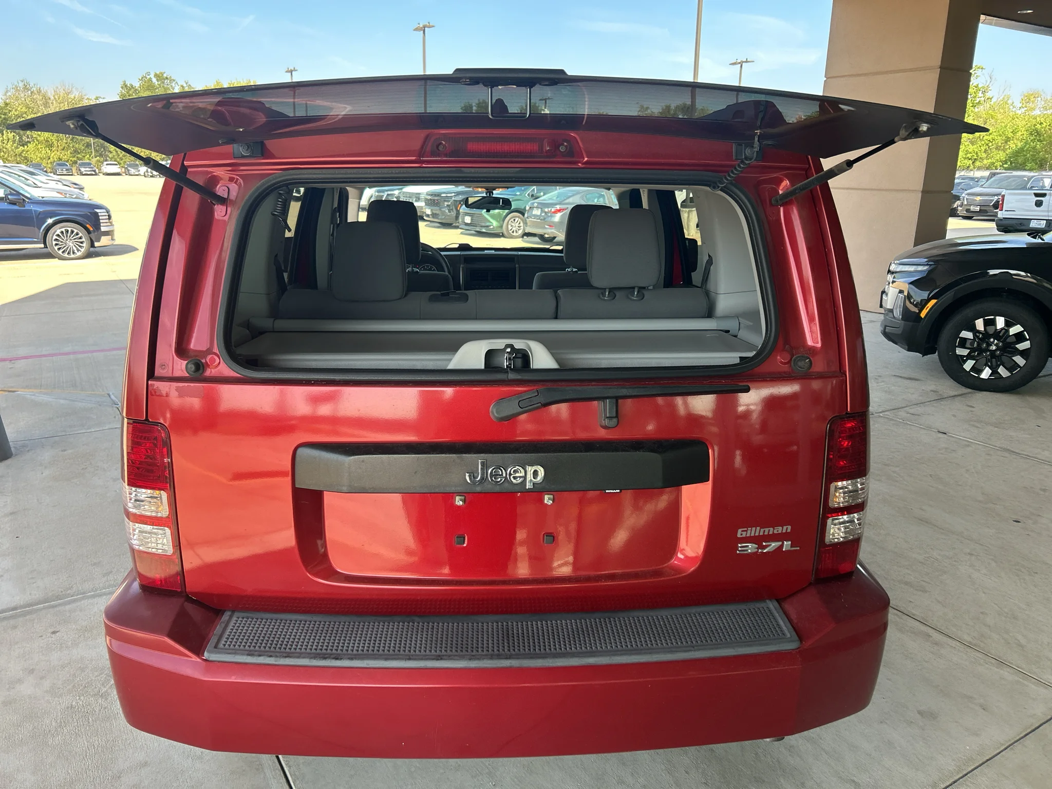 Used 2008 Inferno Red Crystal Pearlcoat Jeep Sport image 15