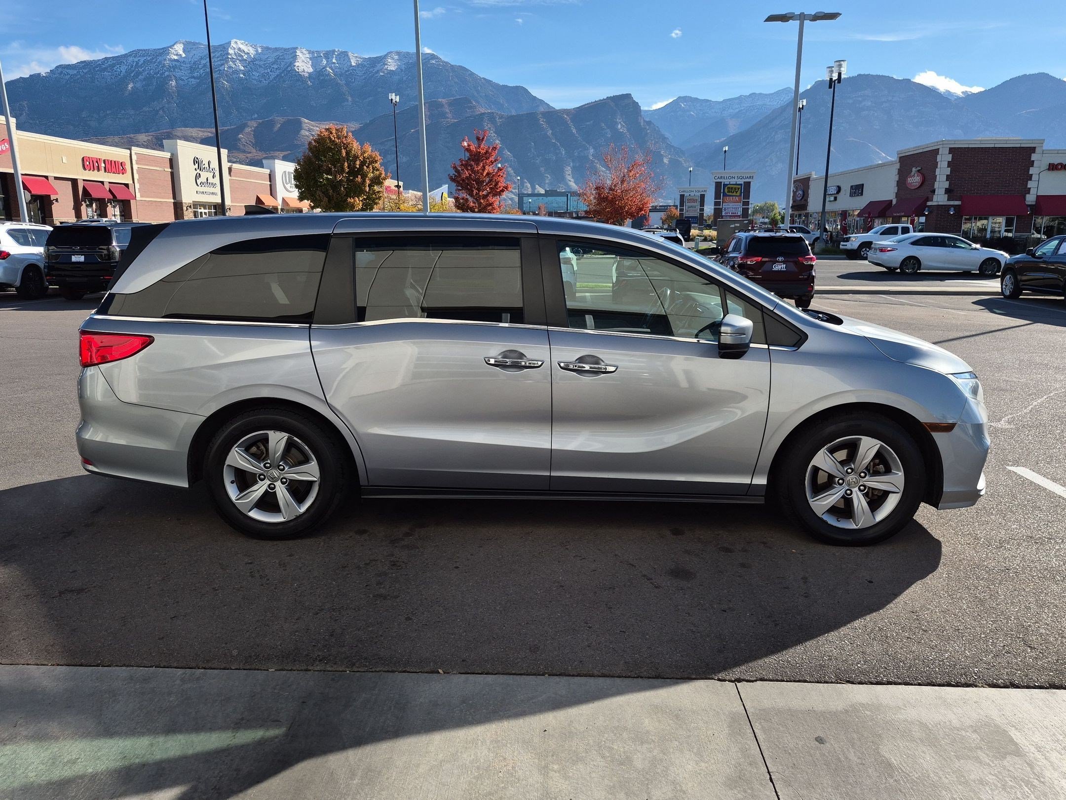 Certified Used 2019 Silver Honda EX-L Auto image 2