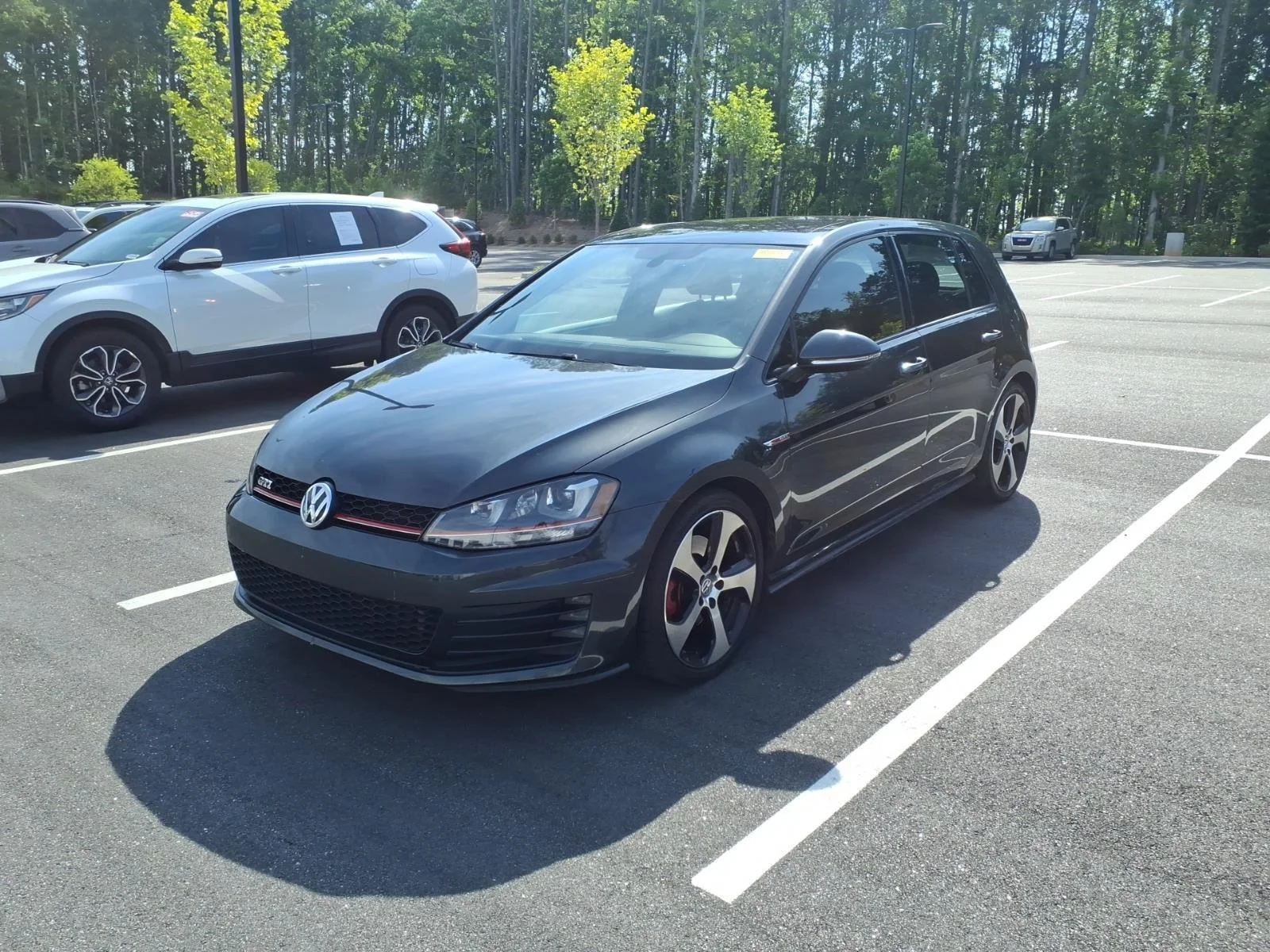 Used 2015 Carbon Steel Gray Metallic Volkswagen SE image 2