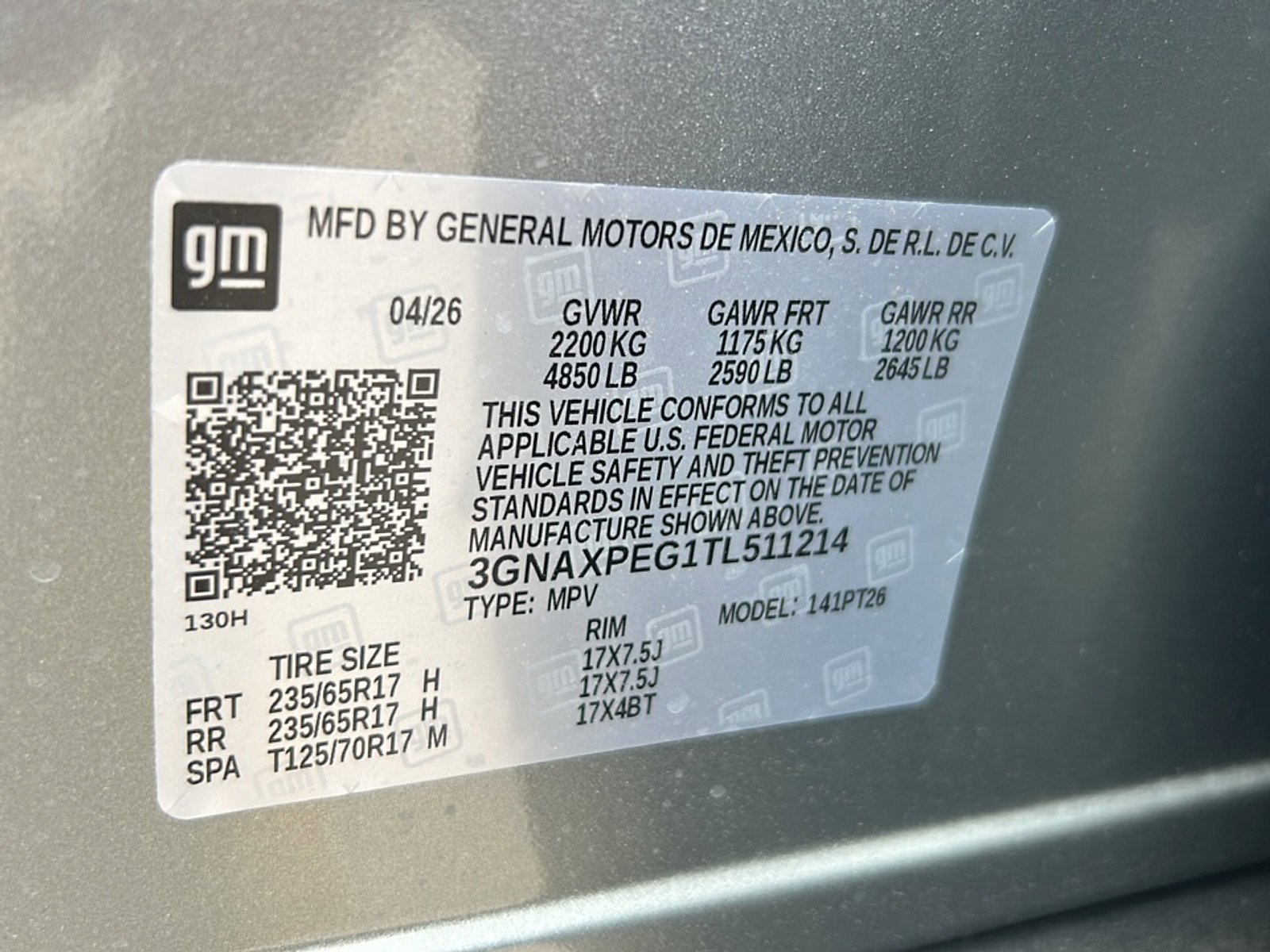 New 2026 Sterling Gray Metallic Chevrolet LT image 17