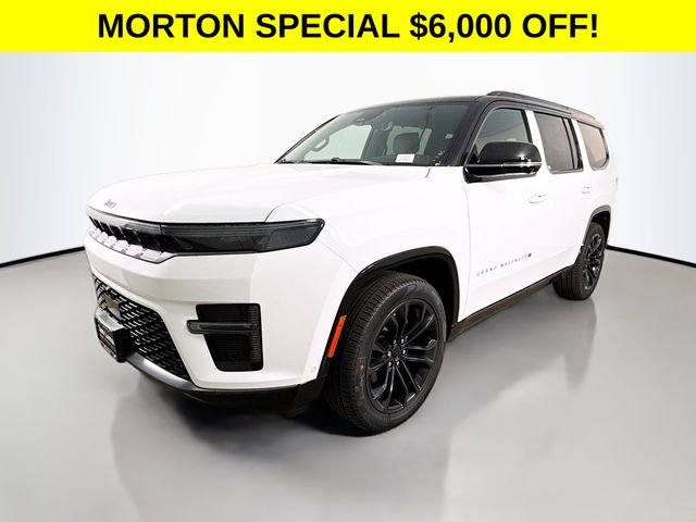 New 2026 Bright White Clear-Coat Exterior Paint Jeep Summit Obsidian image 3