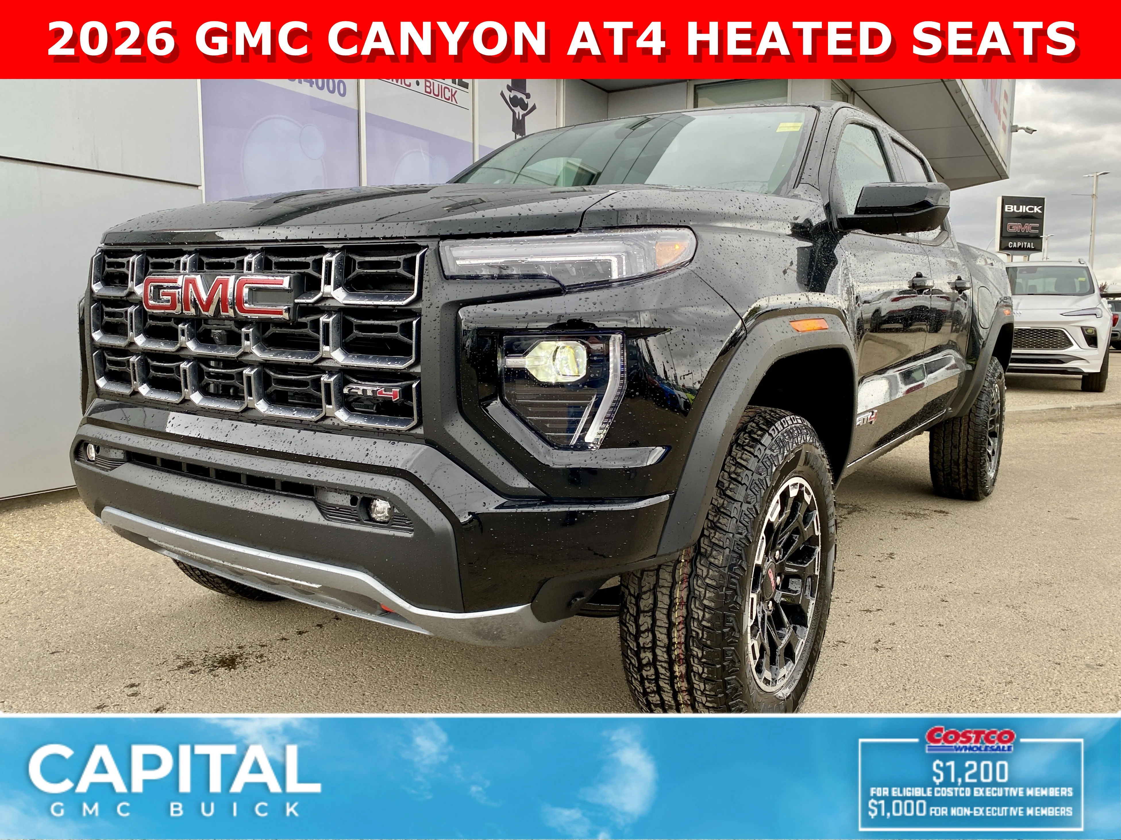 New 2026 ONYX BLACK GMC 4WD AT4 image 1