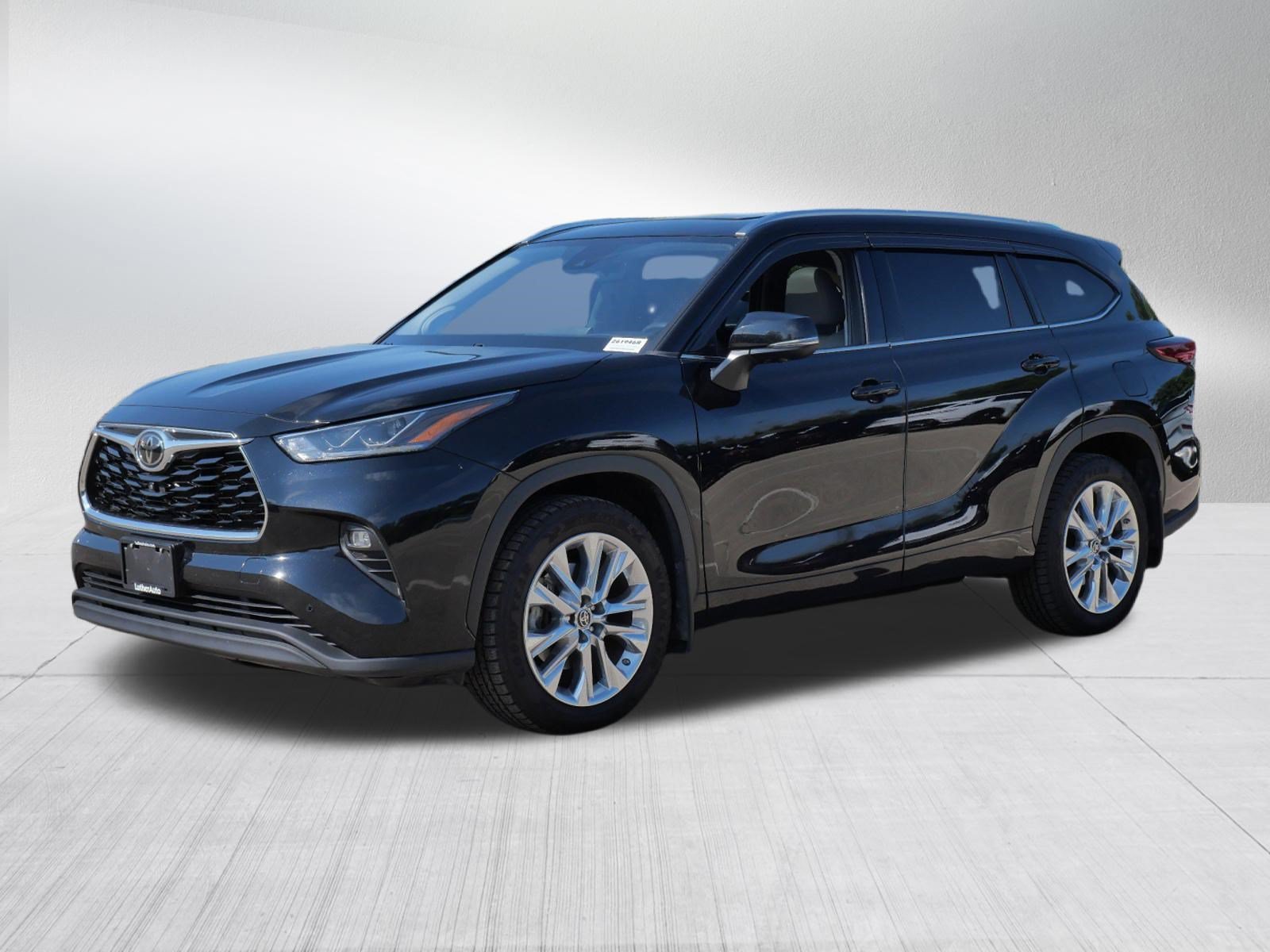 Used 2023 Midnight Black Metallic Toyota Limited image 3