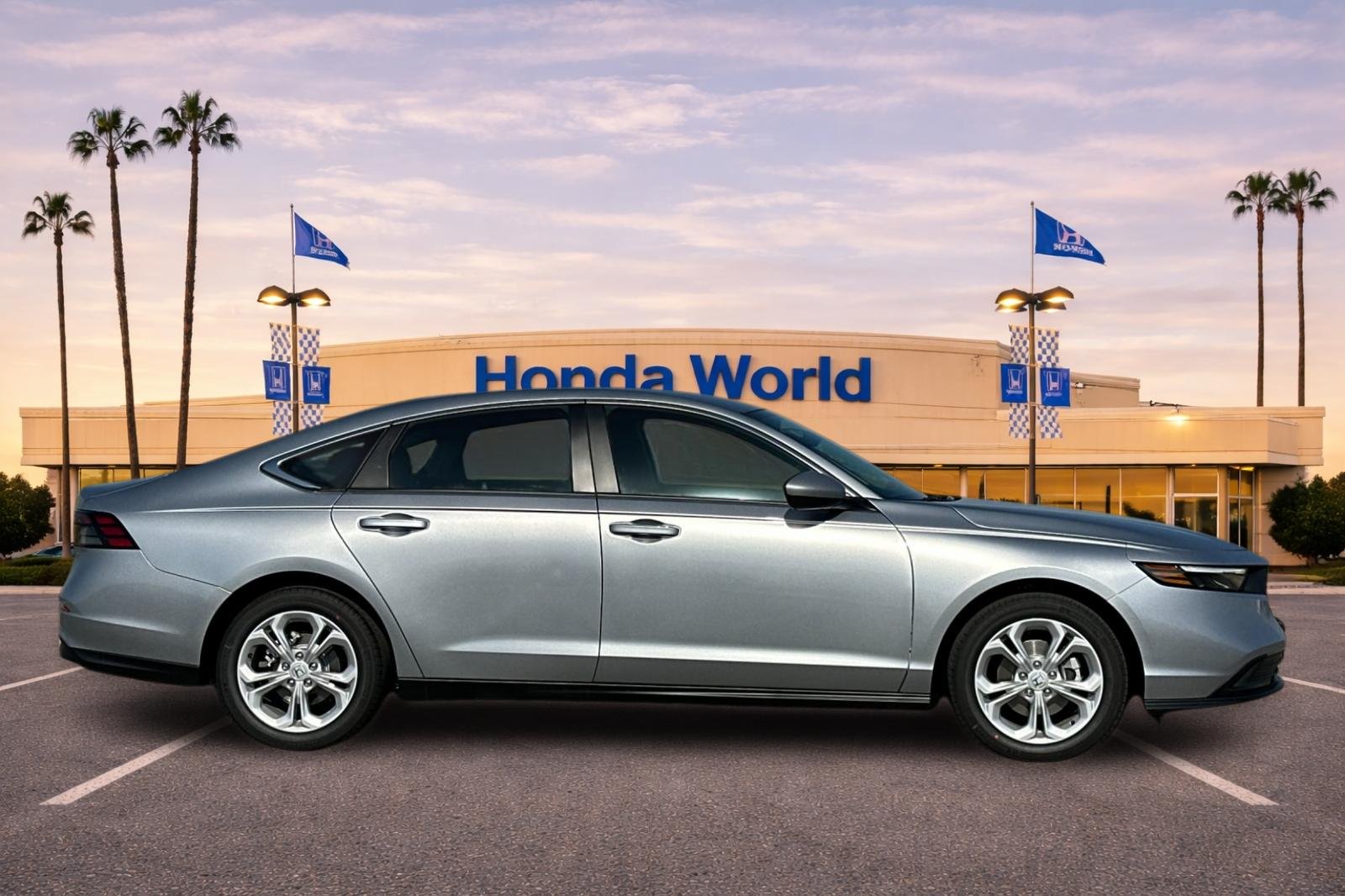 New 2026 Solar Silver Metallic Honda LX image 3
