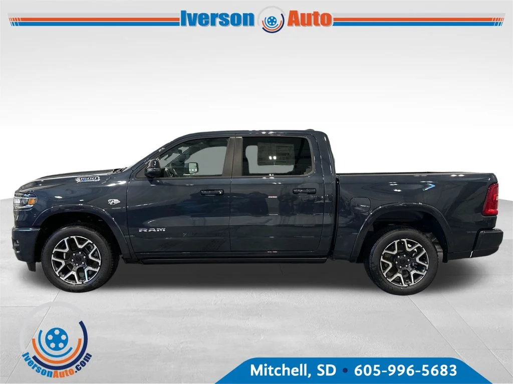 New 2026 Forged Blue Metallic Exterior Paint RAM Laramie image 4