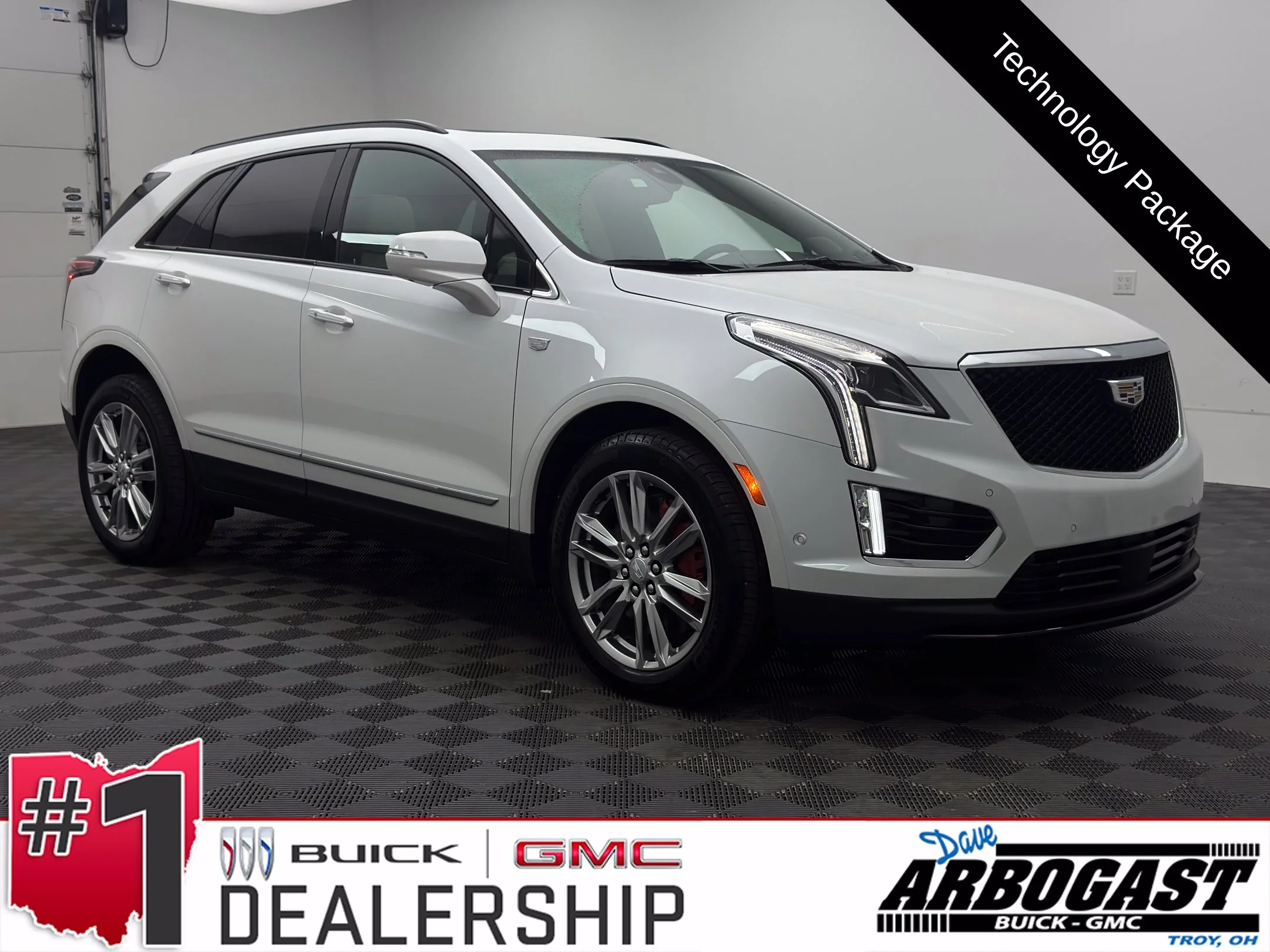 Used 2024 Crystal White Tricoat Cadillac Sport image 1