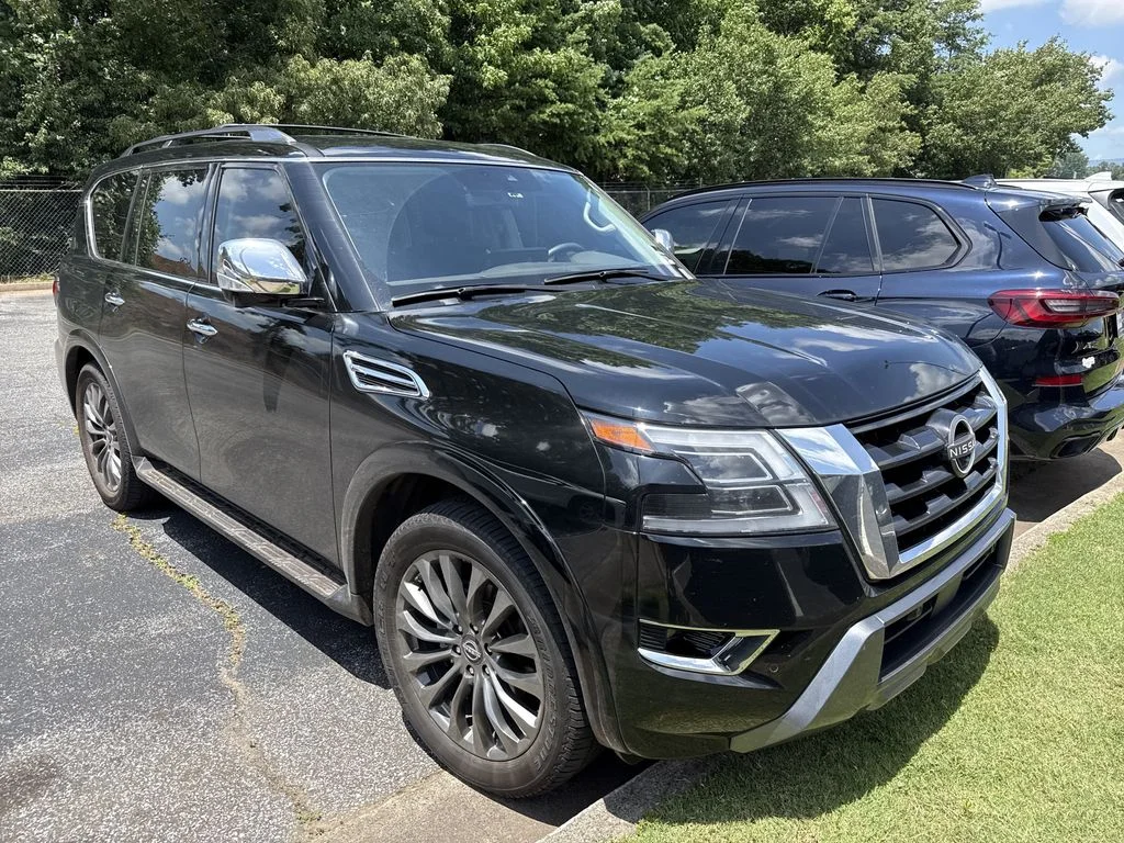 Used 2024 Black Nissan Platinum image 2