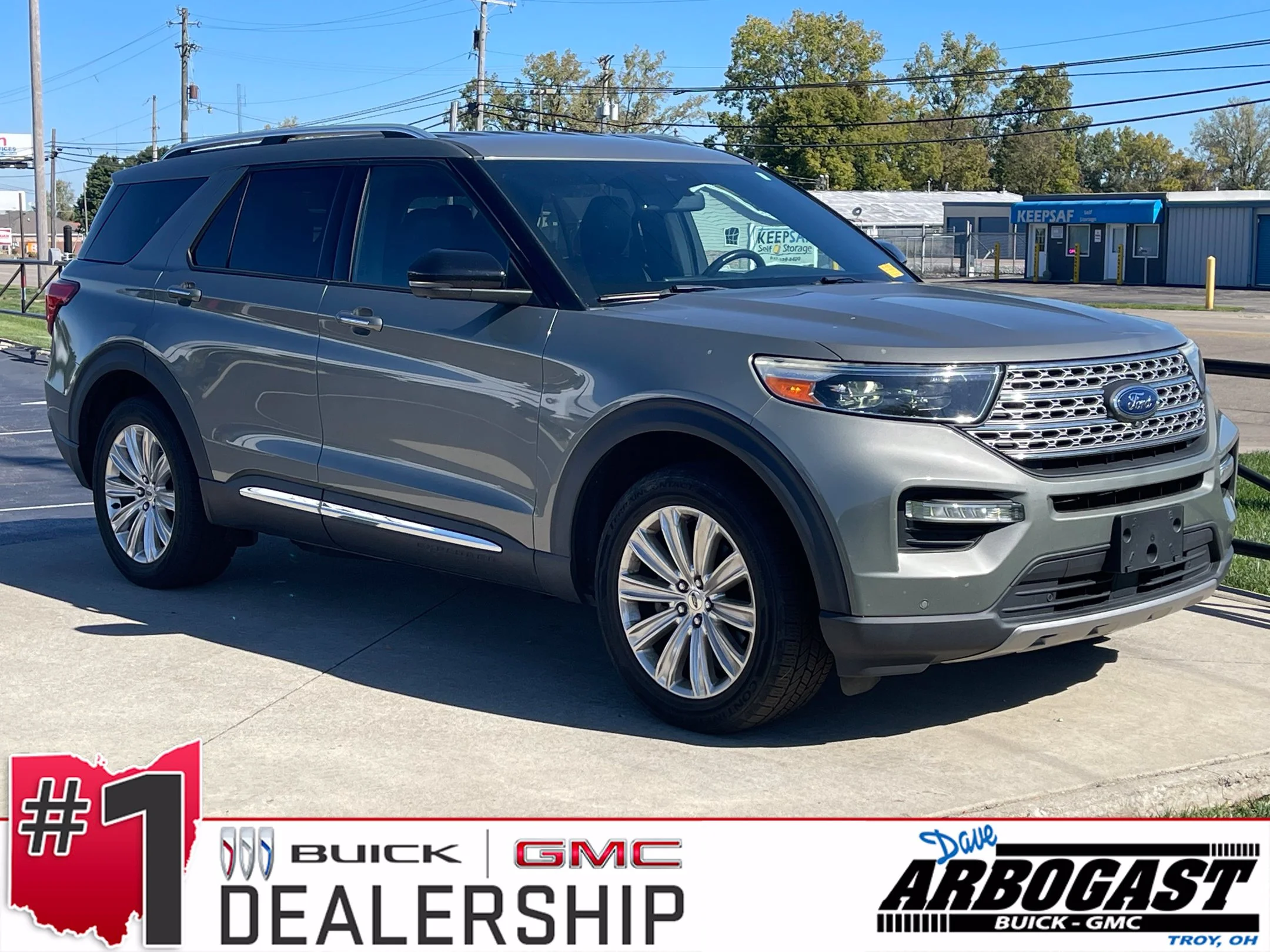 Used 2020 Silver Spruce Metallic Ford Limited image 1